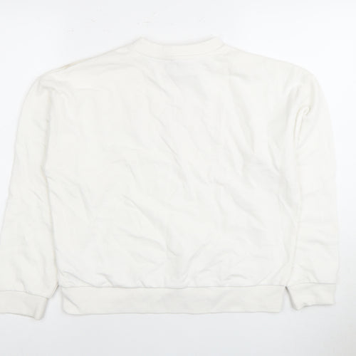 Juicy Couture Girls White Pullover Sweatshirt, 11 Years
