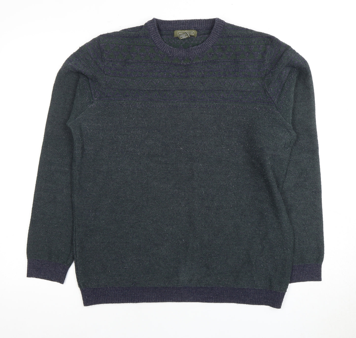 Rorie Whelan Men's Grey Pullover Jumper M