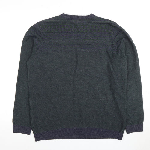 Rorie Whelan Men's Grey Pullover Jumper M
