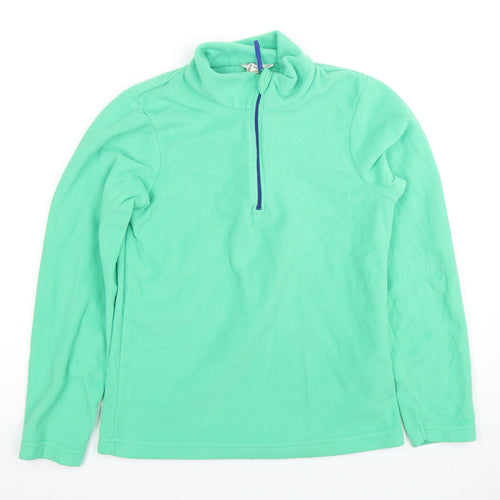 Mountain Warehouse Boys Green Fleece Zip Hoodie 11-12 Years