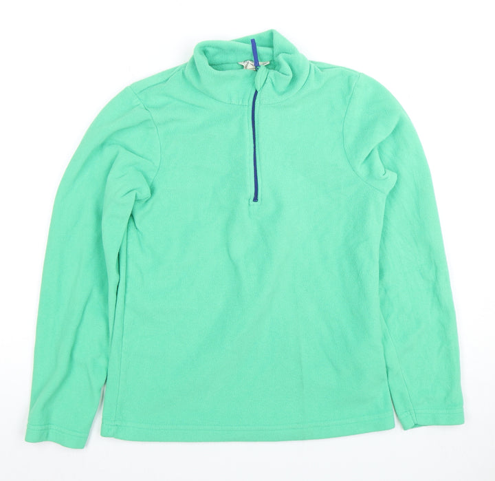 Mountain Warehouse Boys Green Fleece Zip Hoodie 11-12 Years