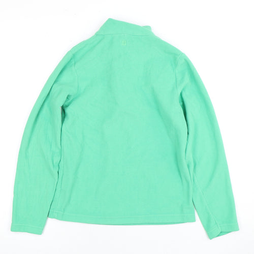 Mountain Warehouse Boys Green Fleece Zip Hoodie 11-12 Years