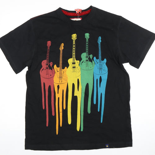 Joe Browns Men's L Black Music Graphic T-Shirt