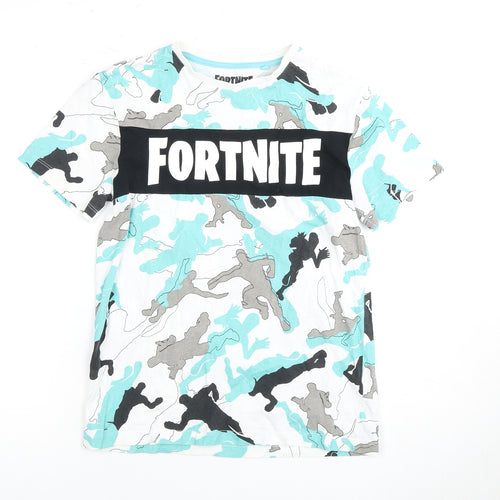 Next Boys Fortnite Camouflage T-Shirt, Size 11