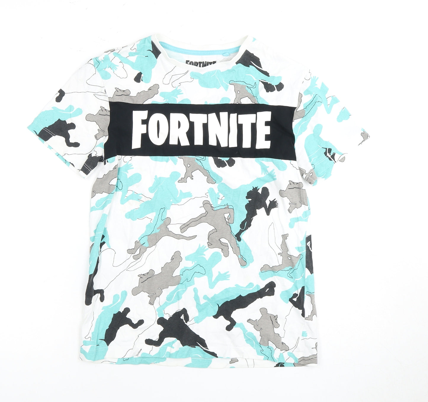 Next Boys Fortnite Camouflage T-Shirt, Size 11