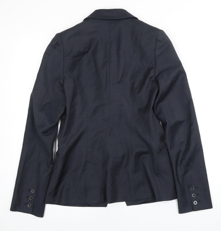 Reiss Women’s Blue Double-Breasted Blazer UK 6