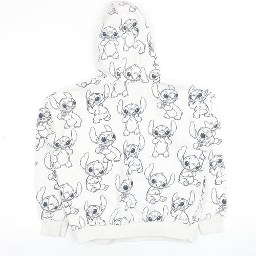 George Boys White Stitch Hoodie 9-10 Years Pullover