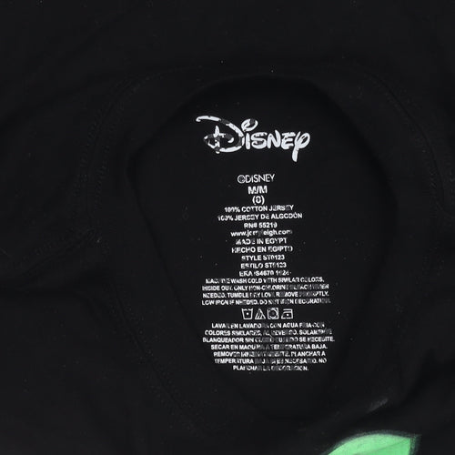 Disney Boys Black Glow T-Shirt Medium