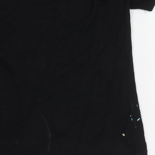 Disney Boys Black Glow T-Shirt Medium