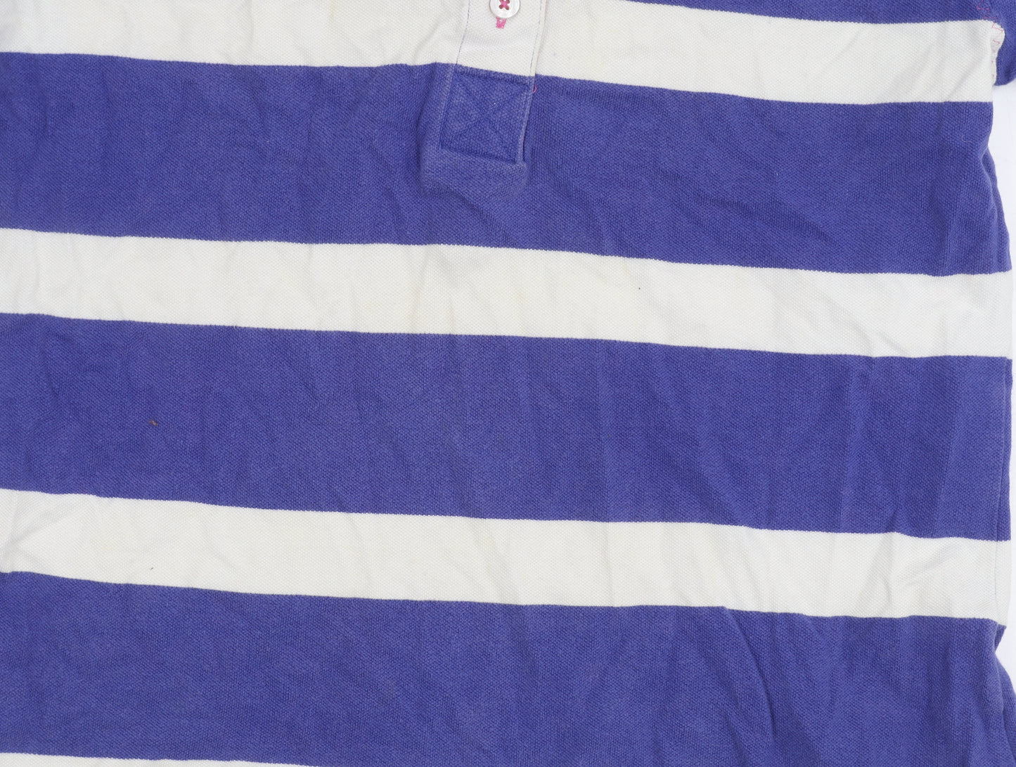 Lazy Jacks Women's Multicoloured Striped Polo Shirt XS