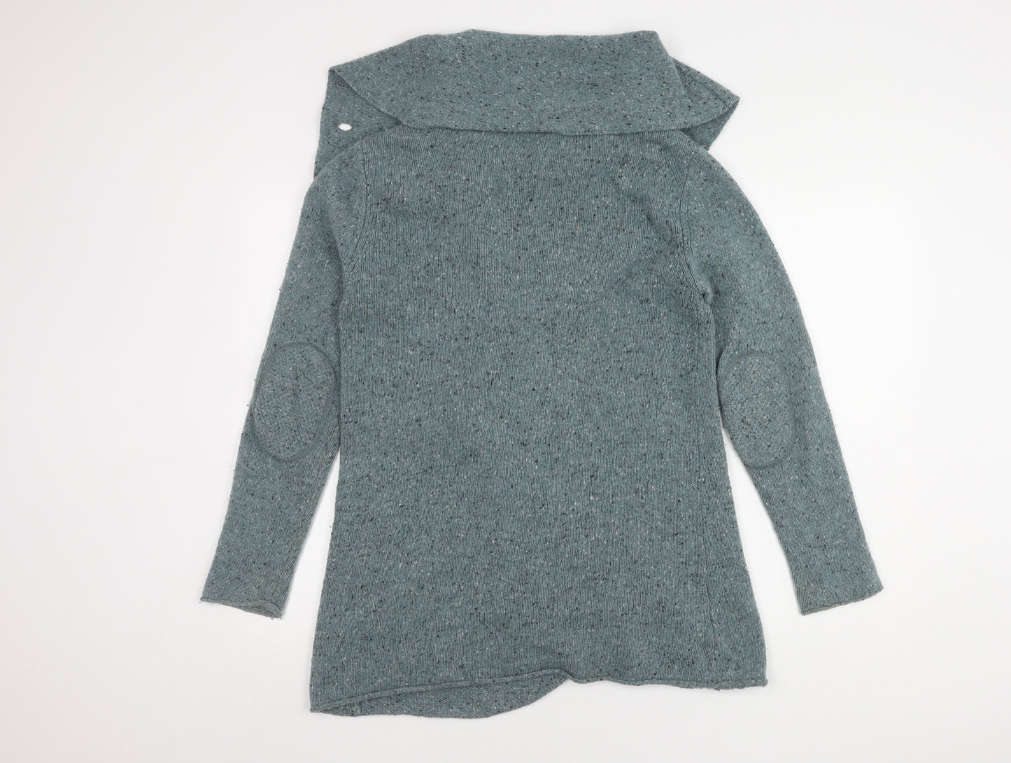 White Stuff Women's Blue Knit Cardigan Jumper Size 12