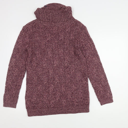 Thermolactyl Women's Purple Roll Neck Pullover Jumper Size 10/12