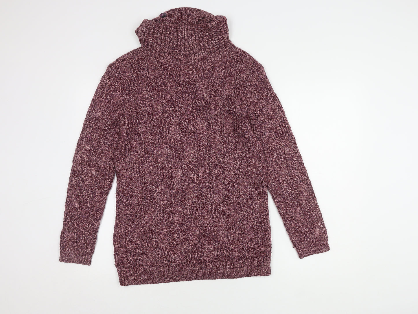 Thermolactyl Women's Purple Roll Neck Pullover Jumper Size 10/12