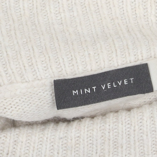 Mint Velvet Women's Ivory Geometric Knit Jumper S