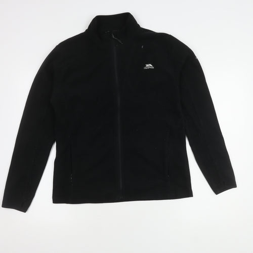 Trespass Black Fleece Jacket Unisex L