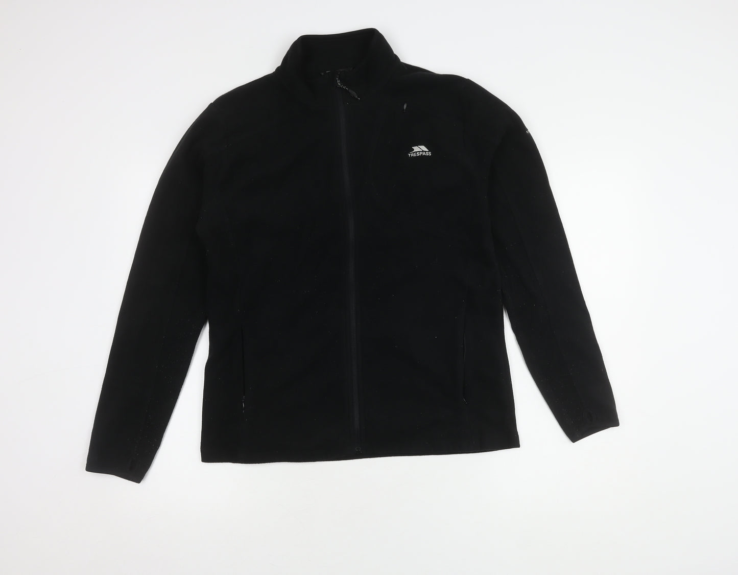 Trespass Black Fleece Jacket Unisex L