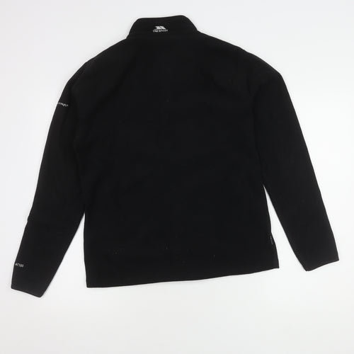 Trespass Black Fleece Jacket Unisex L