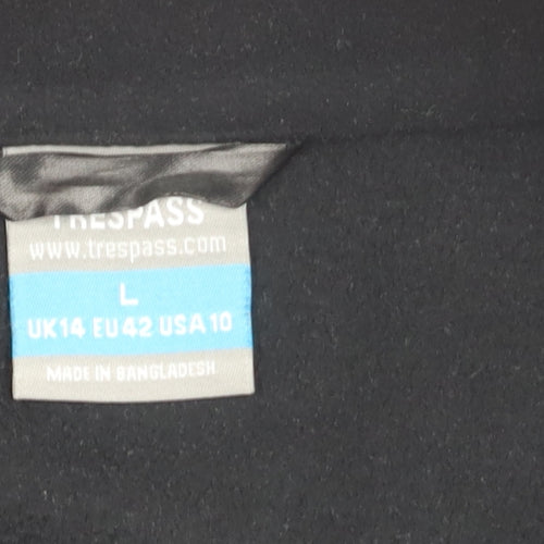 Trespass Black Fleece Jacket Unisex L