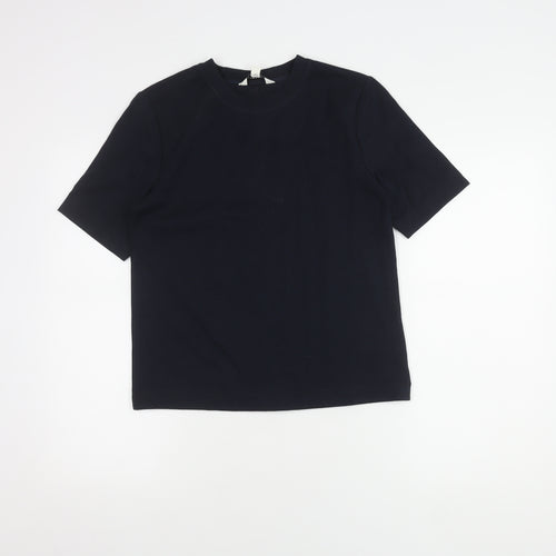 Marks and Spencer Women’s Black T-Shirt Size 6