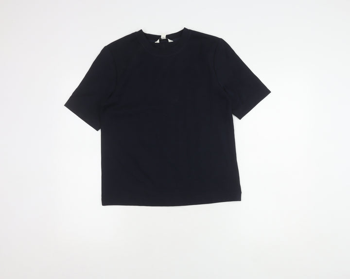 Marks and Spencer Women’s Black T-Shirt Size 6