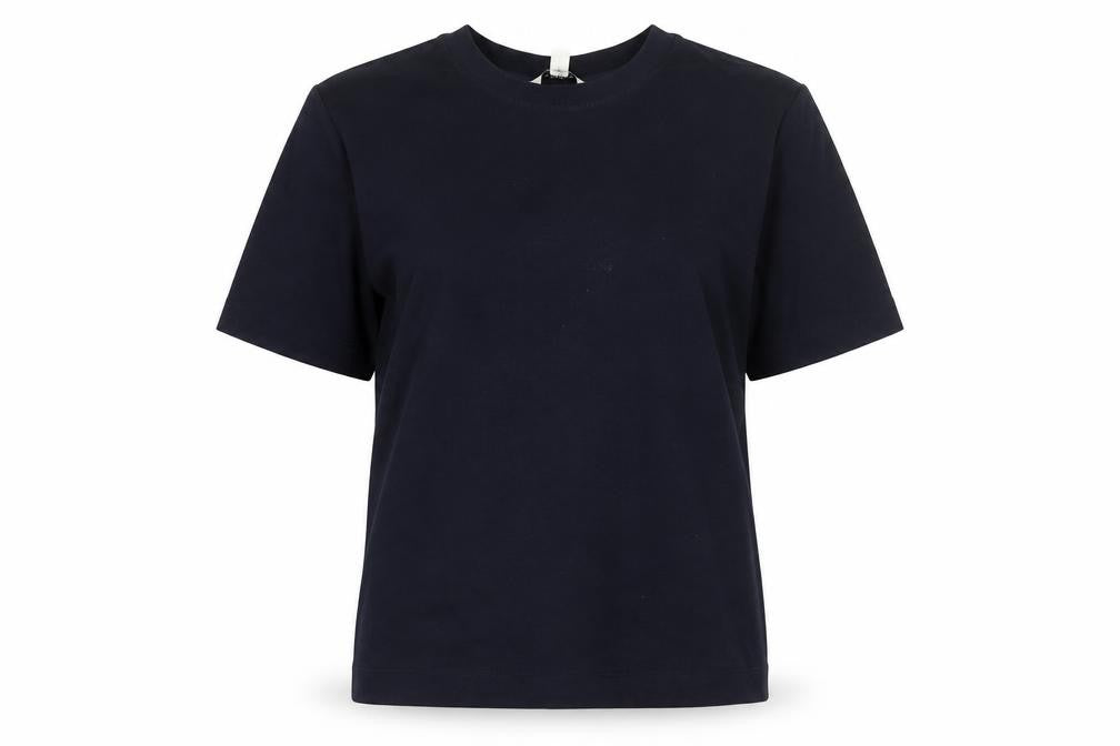 Front view of Marks & Spencer Women’s Black T-Shirt, size UK 6