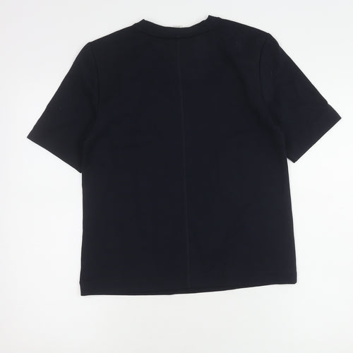 Marks and Spencer Women’s Black T-Shirt Size 6