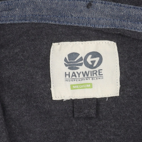 Haywire Boys' Grey Polo Shirt, Medium, Short Sleeve, Casual