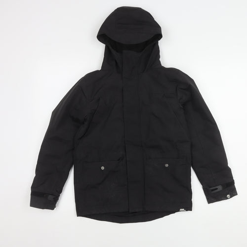 No Fear Boys Black Winter Parka Jacket 7-8 Years