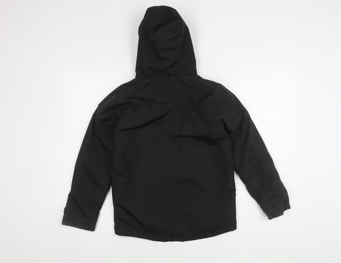 No Fear Boys Black Winter Parka Jacket 7-8 Years