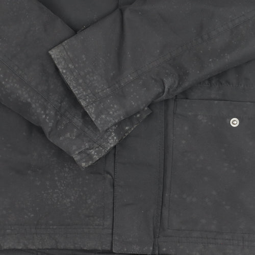 No Fear Boys Black Winter Parka Jacket 7-8 Years