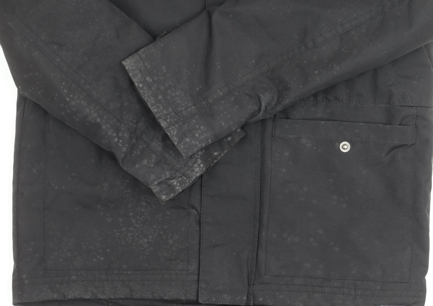 No Fear Boys Black Winter Parka Jacket 7-8 Years