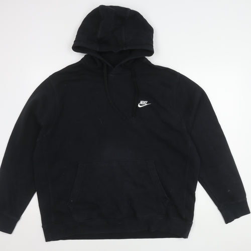 Nike Men's Black XL Hoodie Pullover with Logo