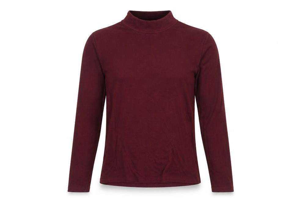 Front view of Lands' End Women's Red jumper, size M