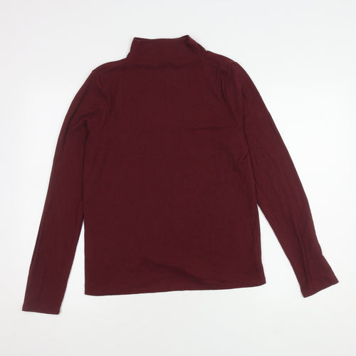 Lands' End Women's Red Pullover Jumper, Size M