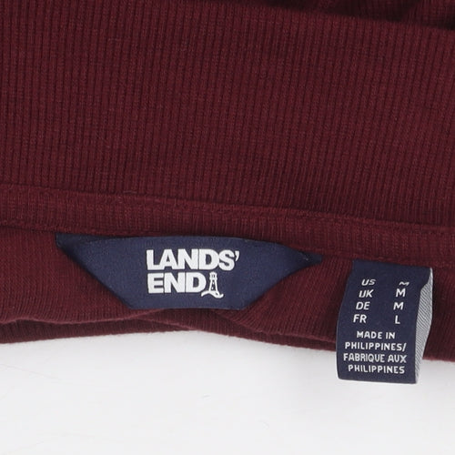 Lands' End Women's Red Pullover Jumper, Size M