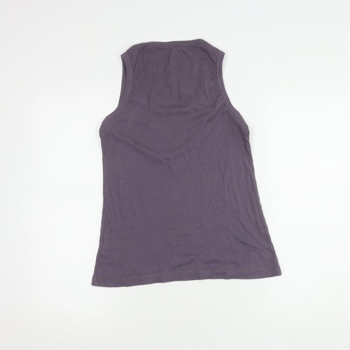 BIG STAR Purple Anime Tank Top - Size L, Casual Cotton
