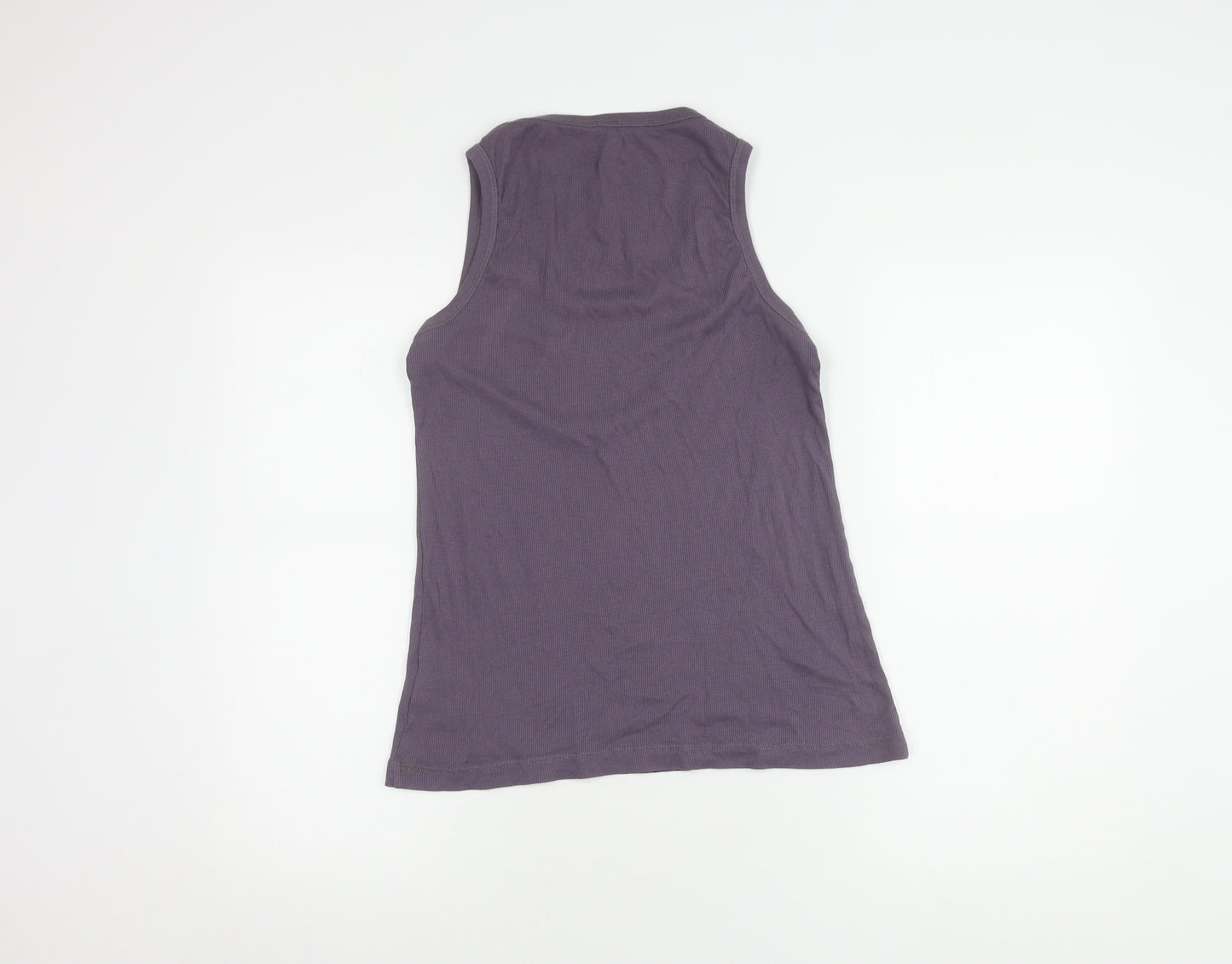 BIG STAR Purple Anime Tank Top - Size L, Casual Cotton