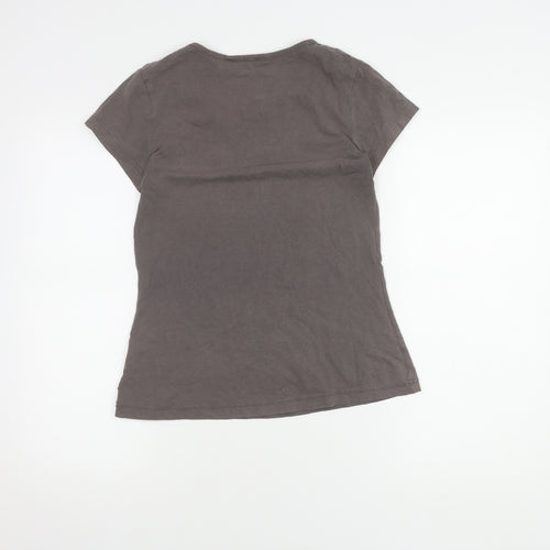Merrell Women's T-Shirt Grey Floral Print Size S