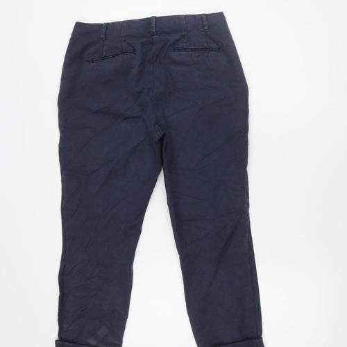 Boden Women's Blue Cotton Trousers Size 8