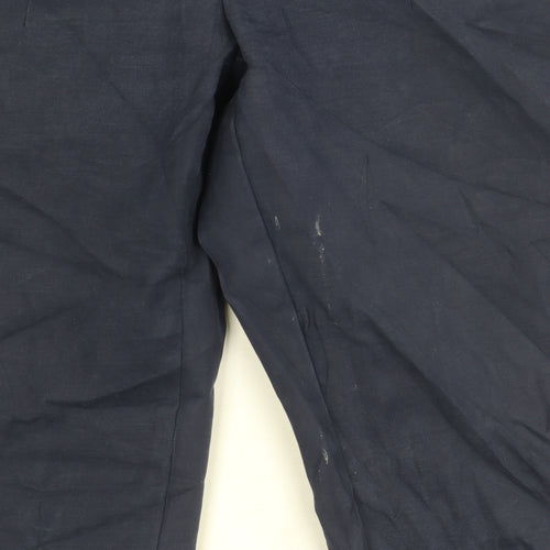 Boden Women's Blue Cotton Trousers Size 8