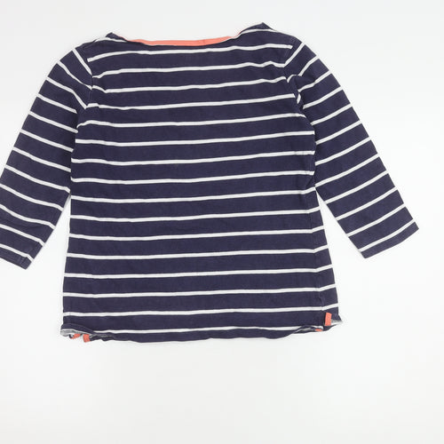 Mountain Warehouse Women's Blue Striped Top, Size 12