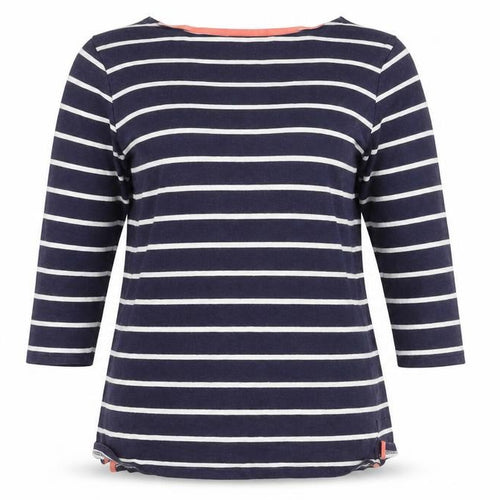 Mountain Warehouse Women's Blue Striped Top, Size 12
