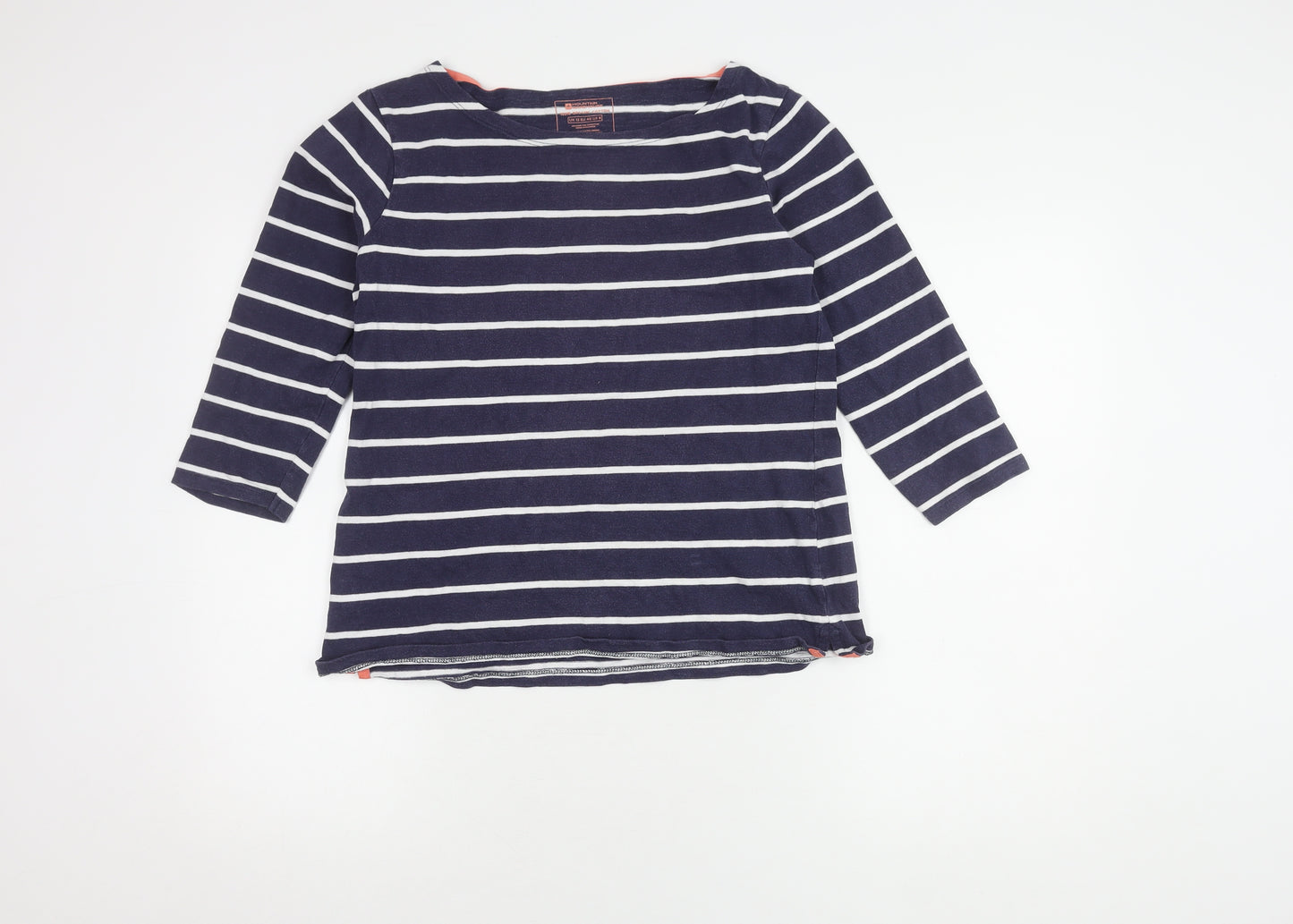Mountain Warehouse Women's Blue Striped Top, Size 12