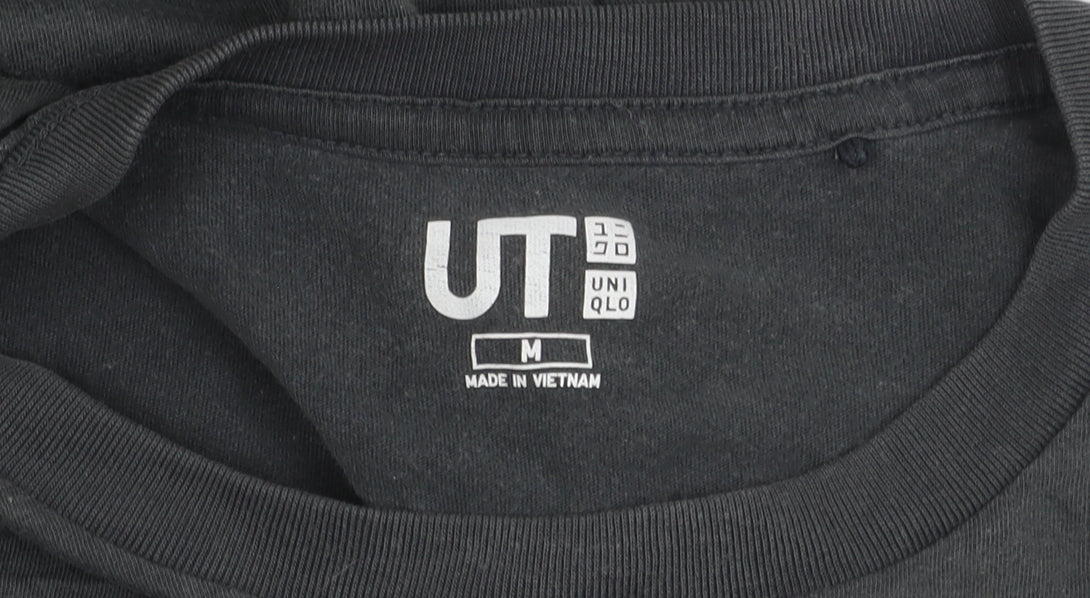 Uniqlo Men's Black Music Graphic M T-Shirt Regular