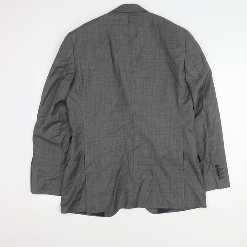 Austin Reed Men's Grey Wool Blazer, Size 40R Formal