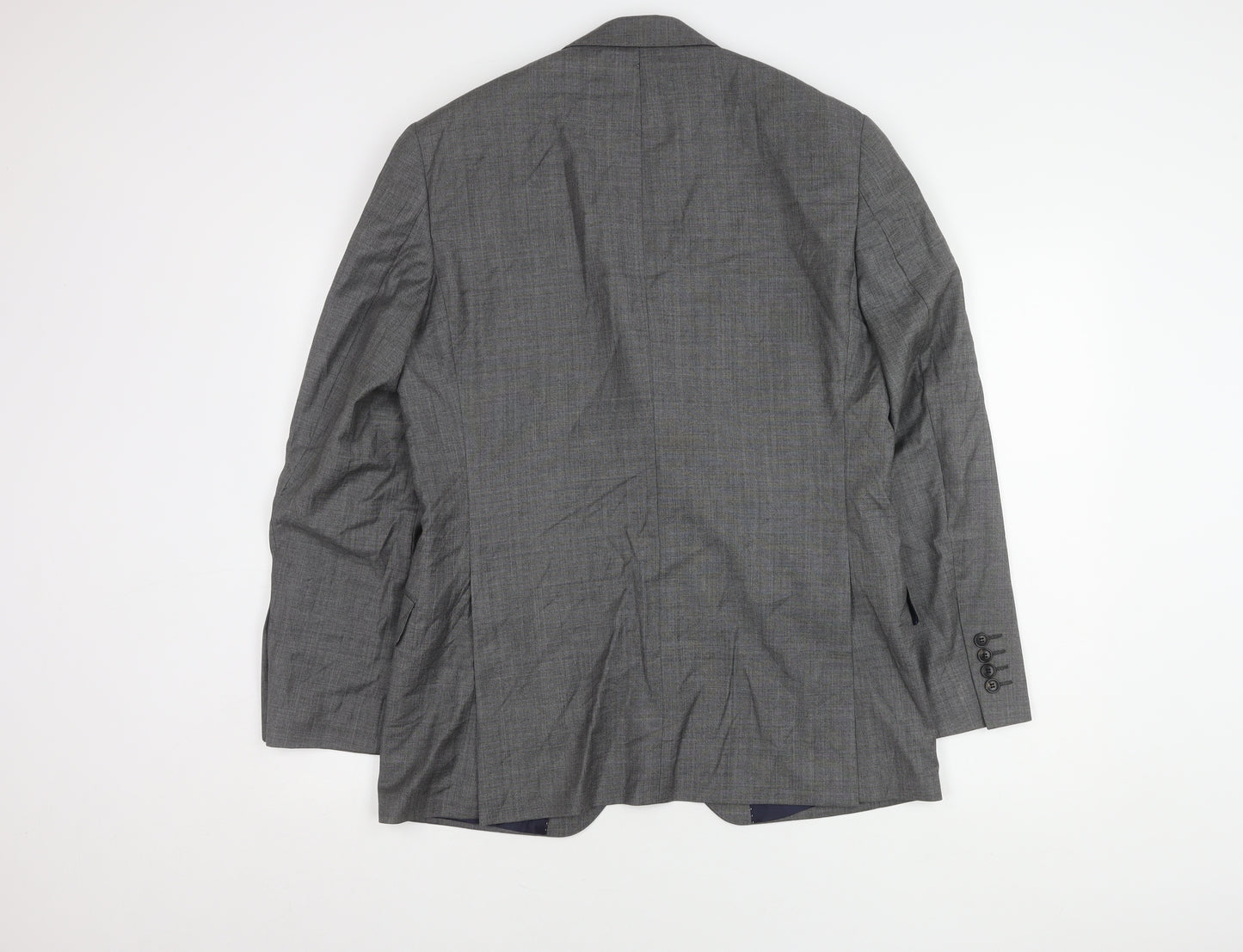 Austin Reed Men's Grey Wool Blazer, Size 40R Formal
