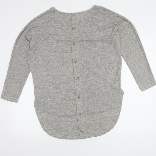 Apricot Women's Grey Pullover Jumper Size 12
