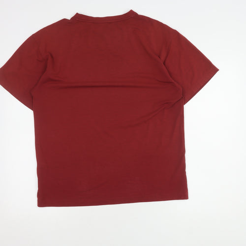 Rohan Men's Red Moisture Wicking T-Shirt, Medium