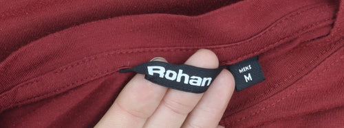 Rohan Men's Red Moisture Wicking T-Shirt, Medium
