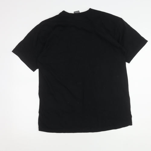 Disney Beauty and the Beast Black L T-Shirt Unisex